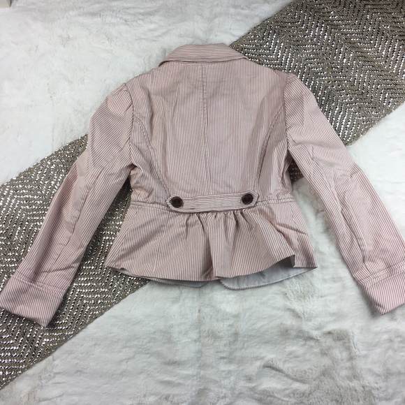 Nearly New bebe stripe jacket Blazer coat 0 - Picture 4 of 4
